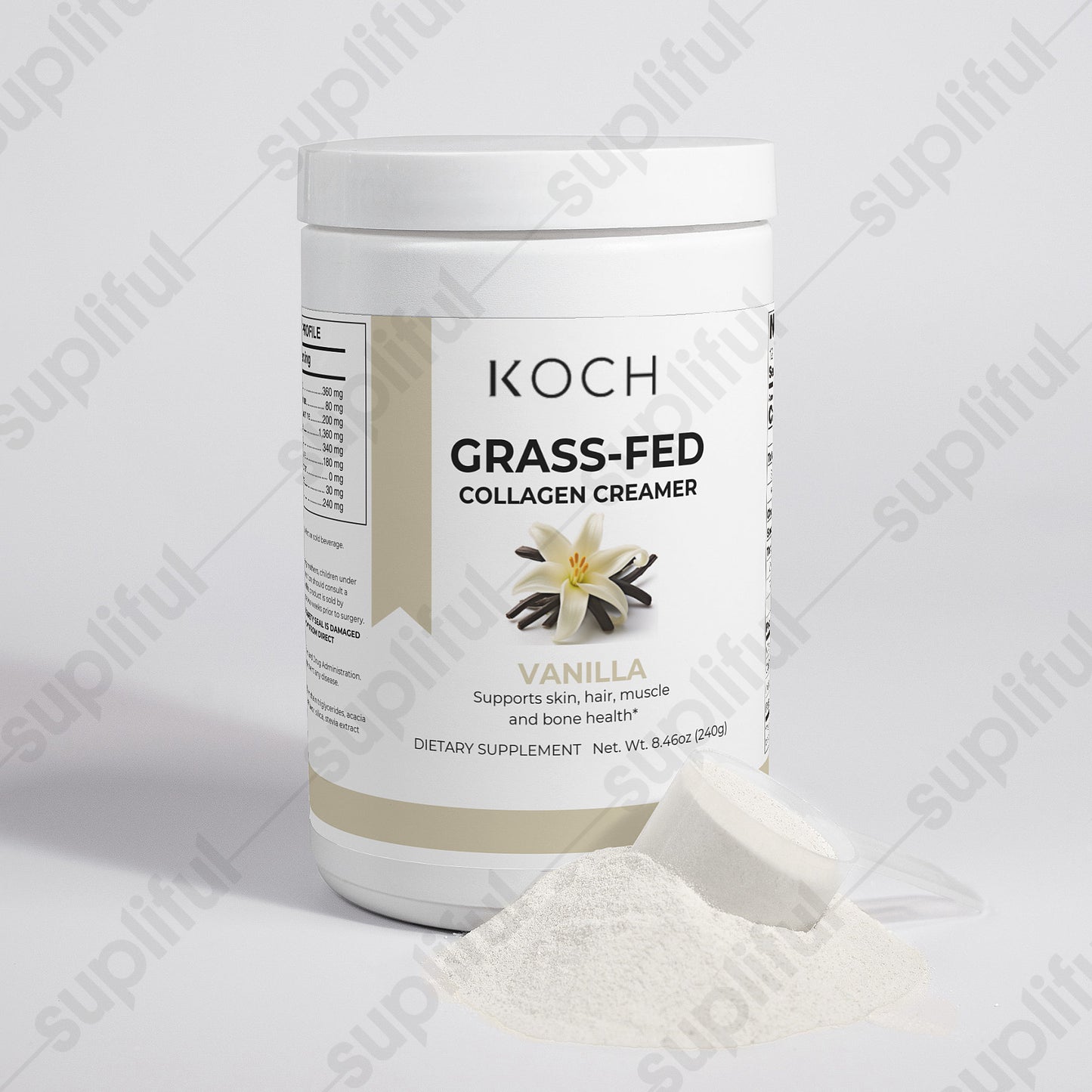 Koch™ Grass-Fed Collagen Creamer (Vanilla)