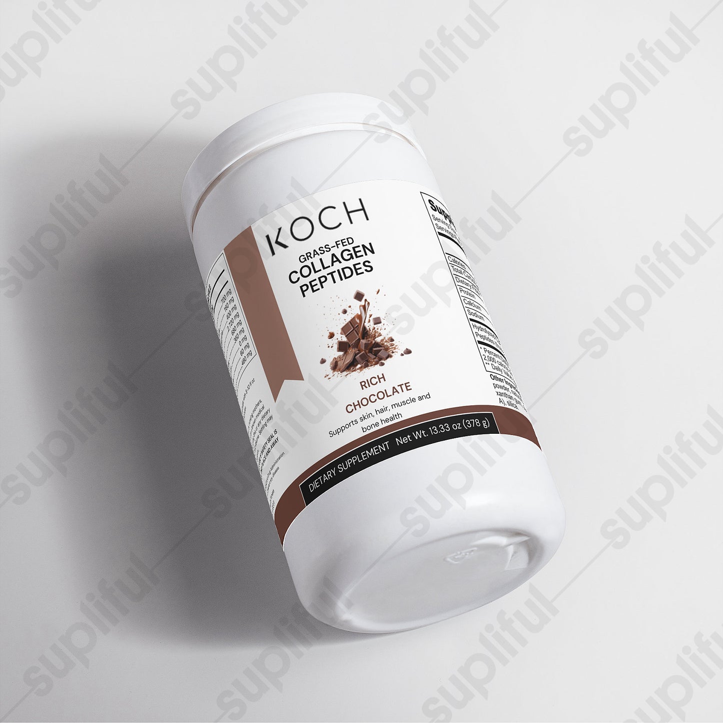 Koch™ Grass-Fed Collagen Peptides Powder (Chocolate)