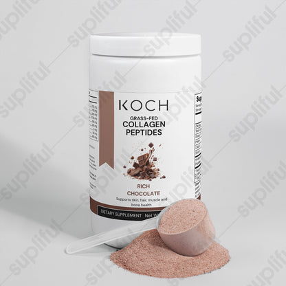 Koch™ Grass-Fed Collagen Peptides Powder (Chocolate)