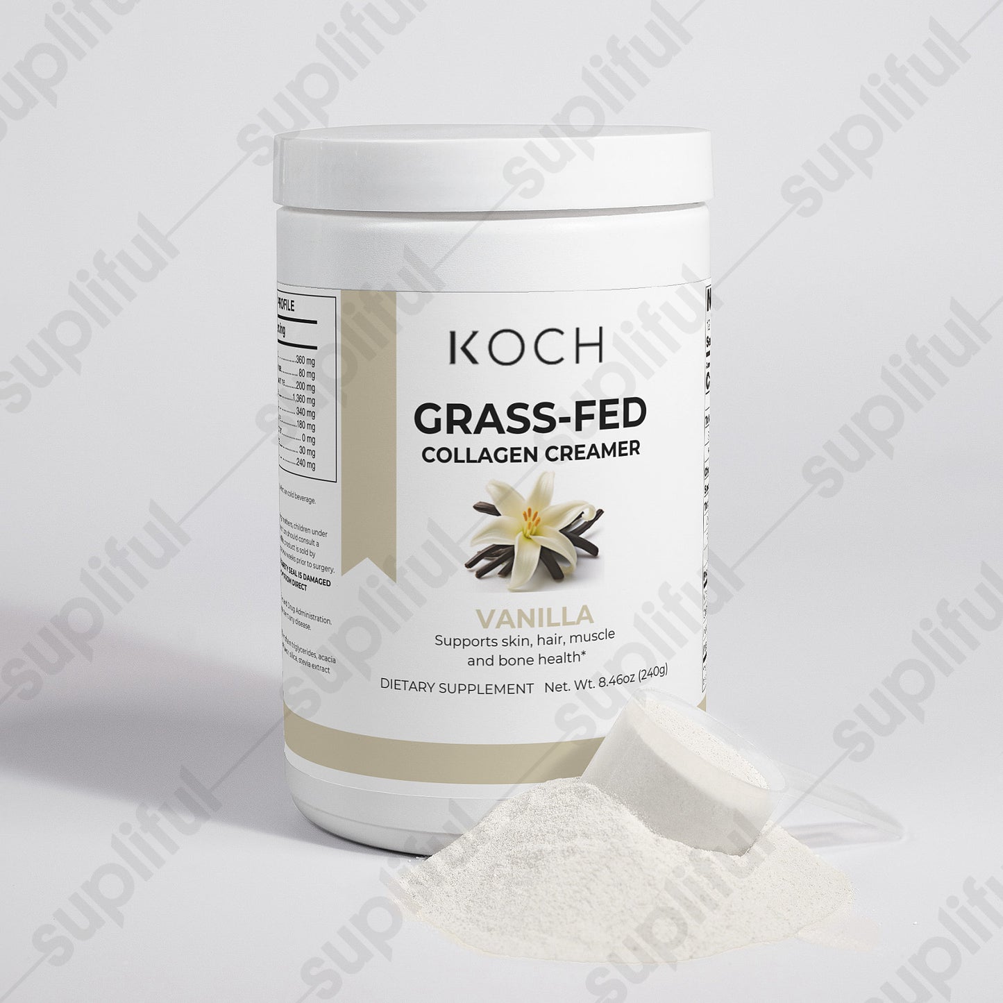 Koch™  Grass-Fed Collagen Creamer (Vanilla)